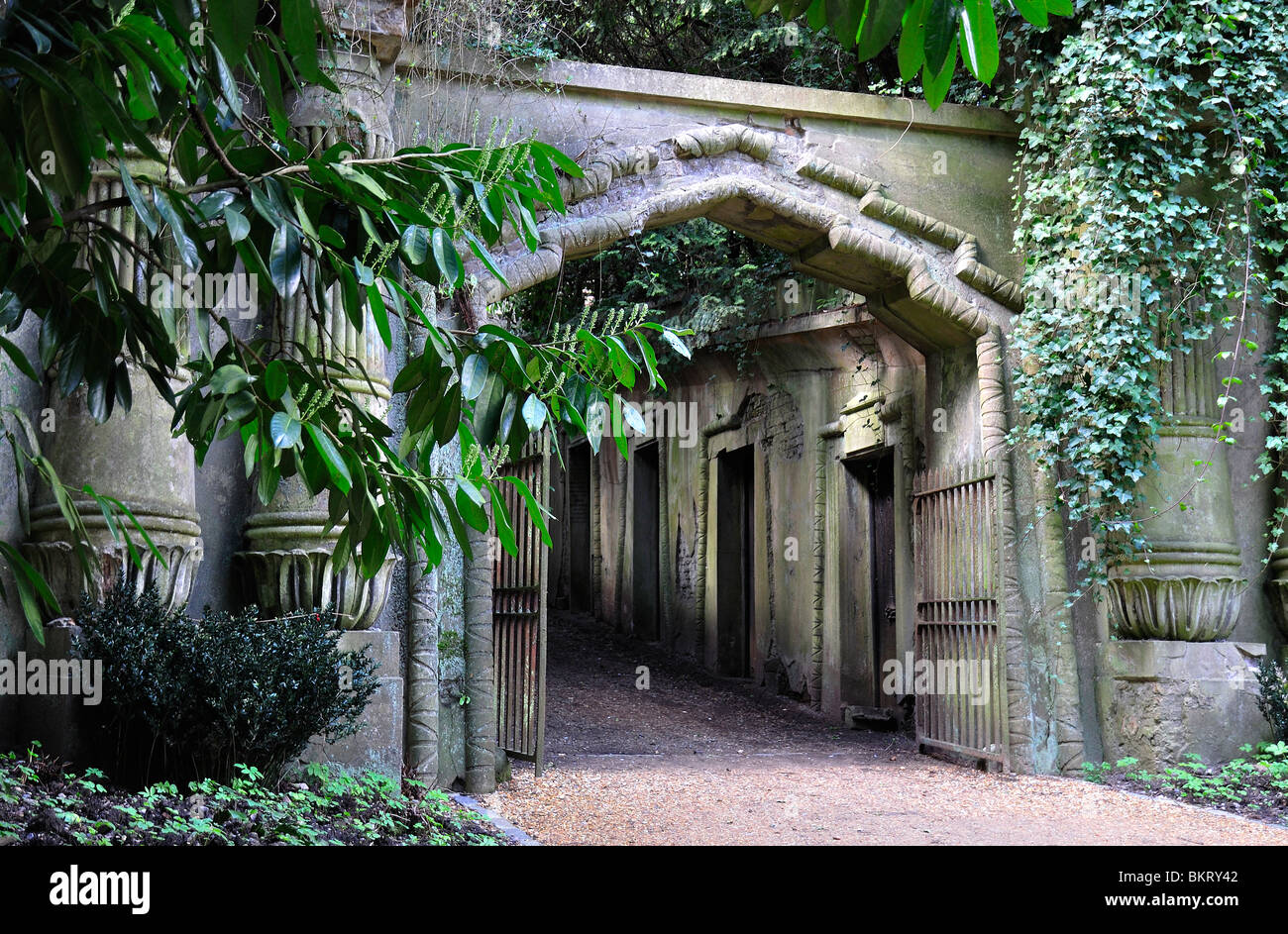 Highgate Cemetery West, London Stockfoto