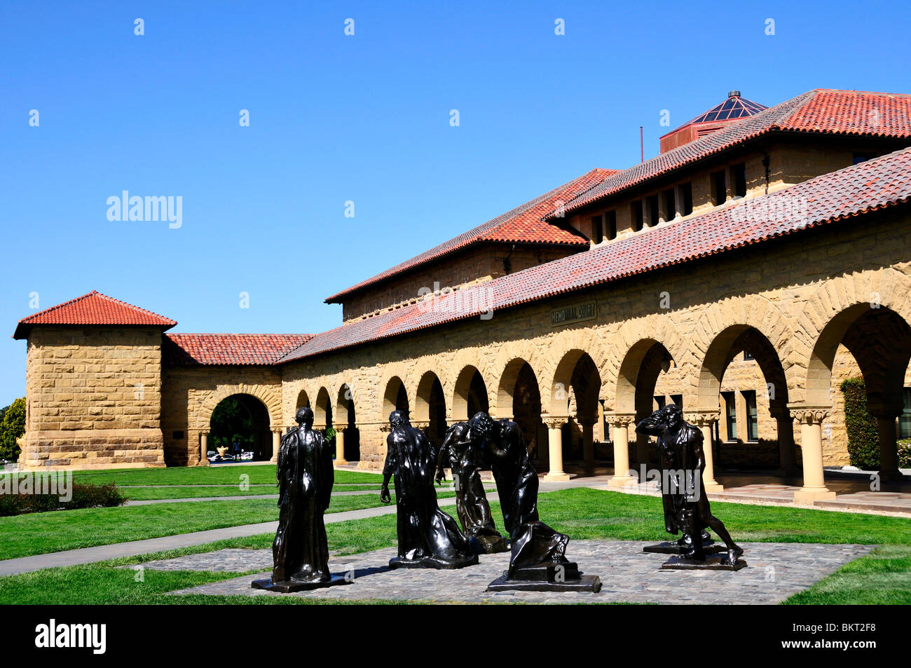 Skulpturen von Rodin, an der Stanford University, Kalifornien, USA. Stockfoto