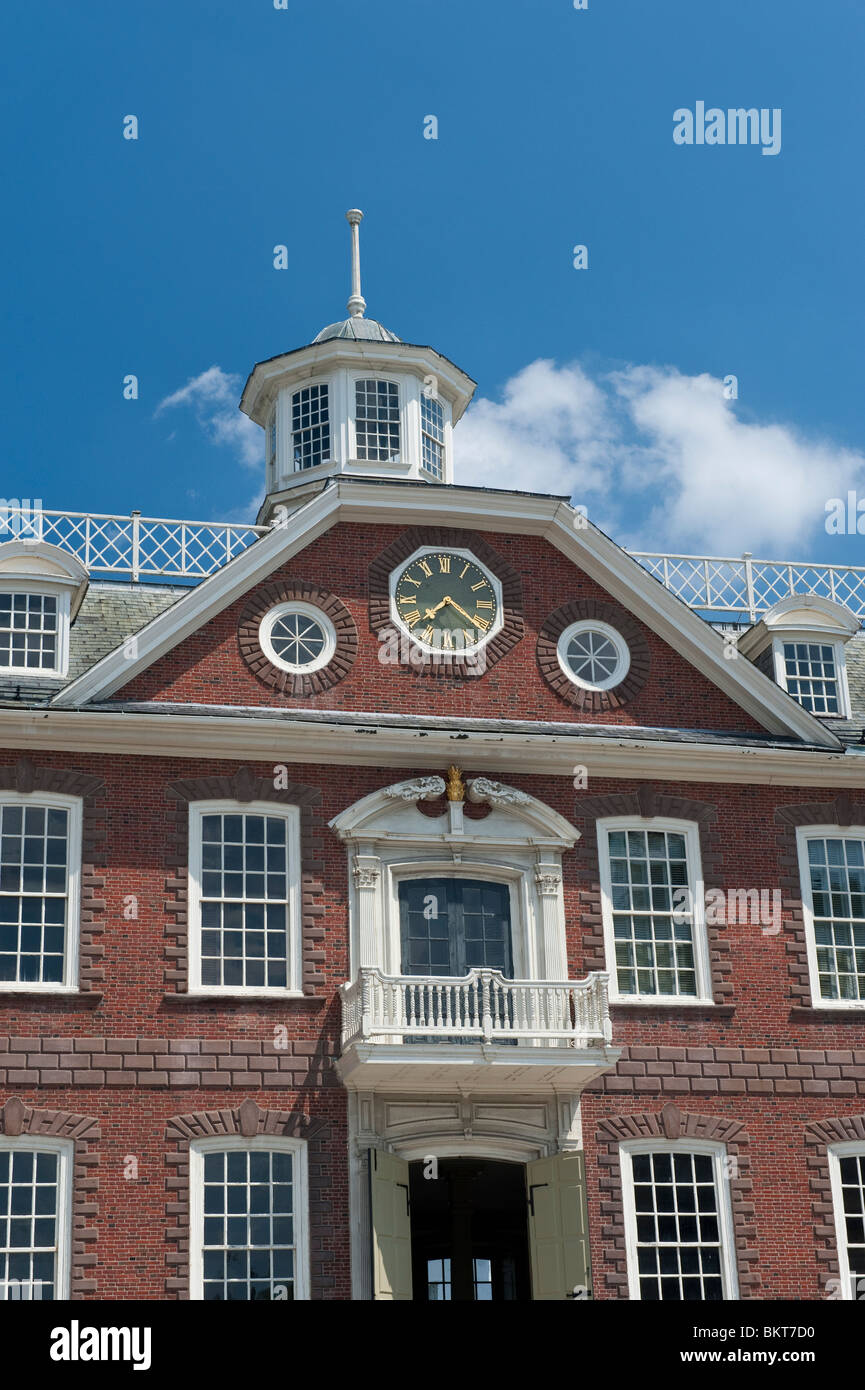 Das Newport-Kolonie-Haus in Washington Square, Newport, RI, USA Stockfoto