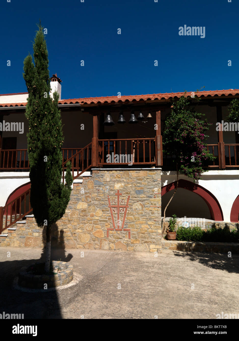 Kloster Agias Triadas Samos Griechenland Stockfoto