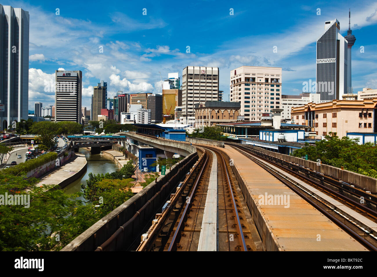 Light Rail Transit in Kuala Lumpur Stockfoto