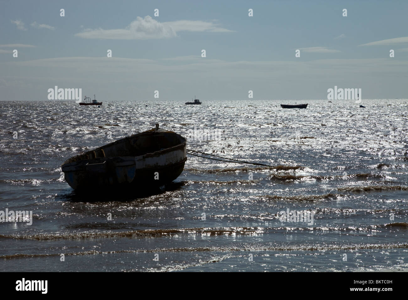 Lytham Ufer Stockfoto