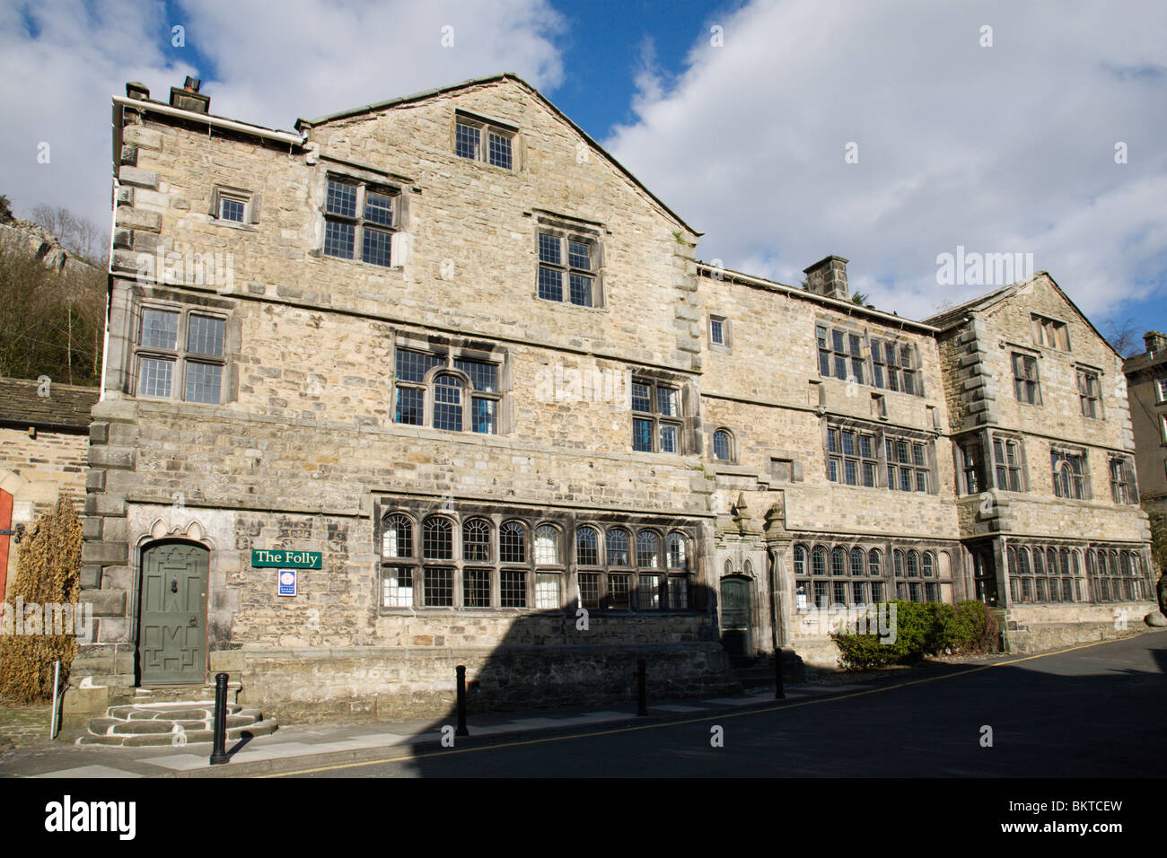 Die Torheit, historisches Haus in Settle, North Yorkshire, England. Stockfoto