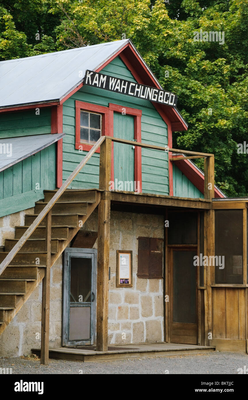Kam Wah Chung Status Welterbe-Aufstellungsort, John Day, Oregon. Stockfoto