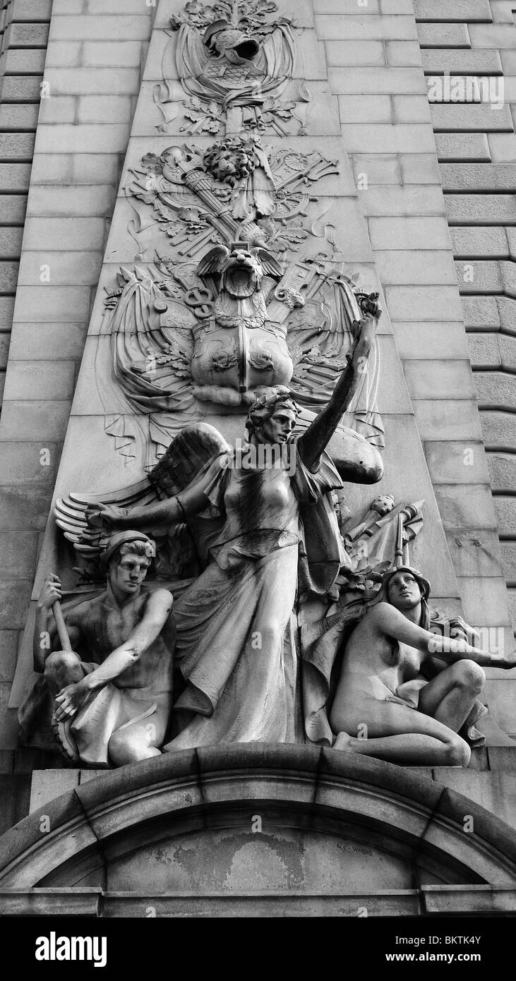 Detail der Manhattan Bridge, New York USA. Stockfoto