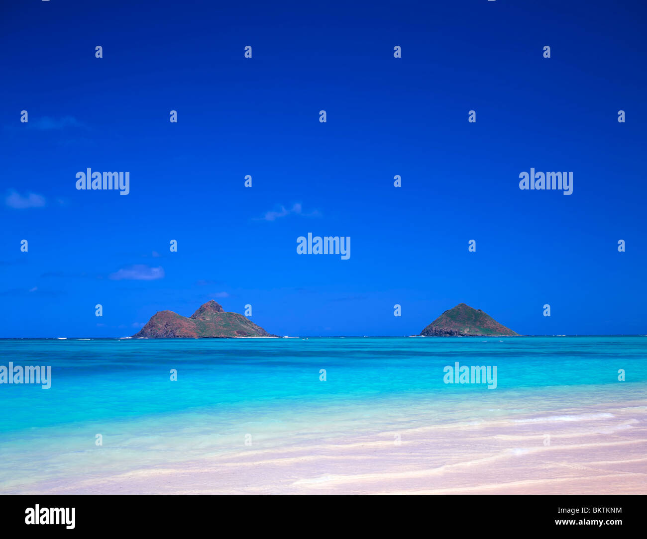 Inseln von Hawaii Strand Stockfoto