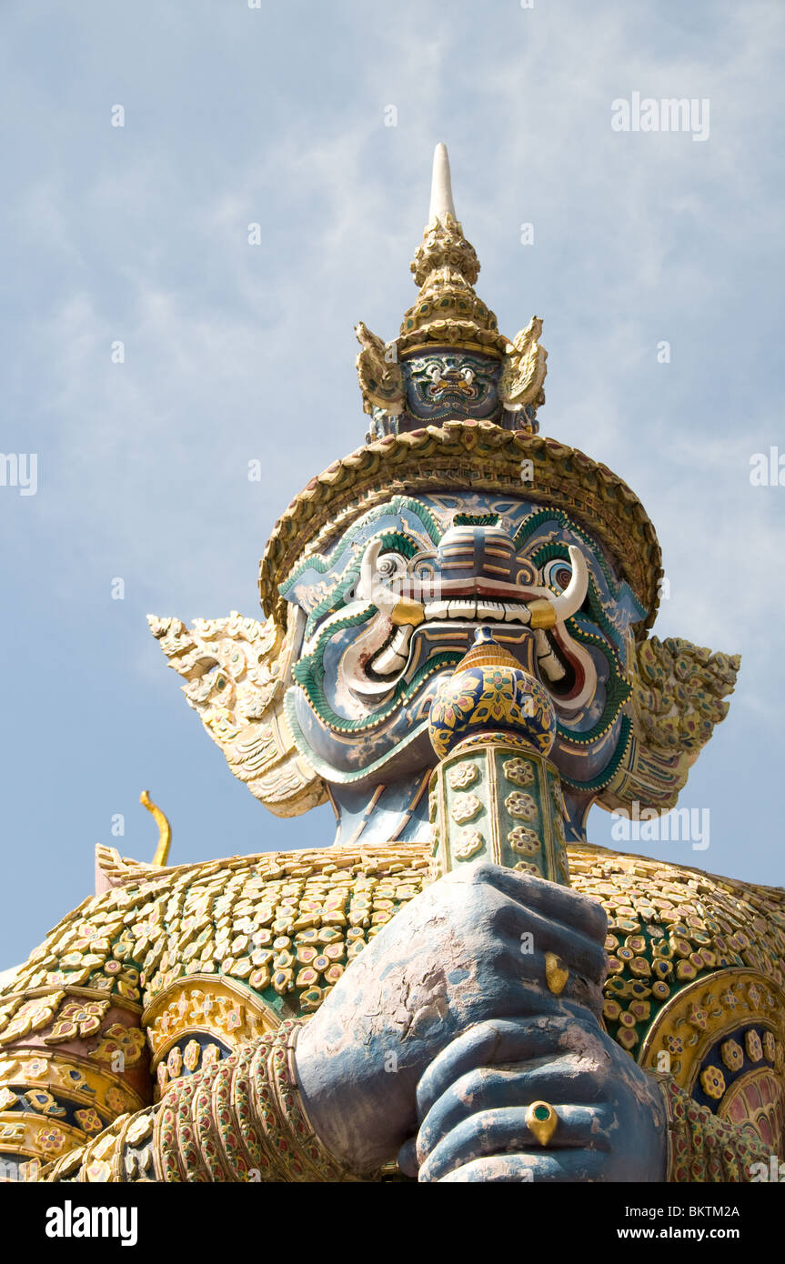 Grand Palace in Bangkok Thailand Wat Phra Kaew Stockfoto