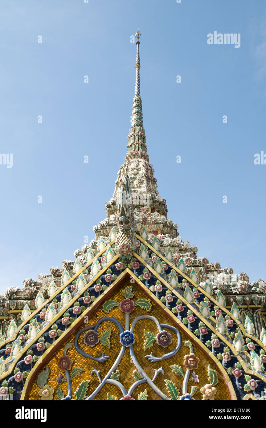 Grand Palace in Bangkok Thailand Wat Phra Kaew Stockfoto