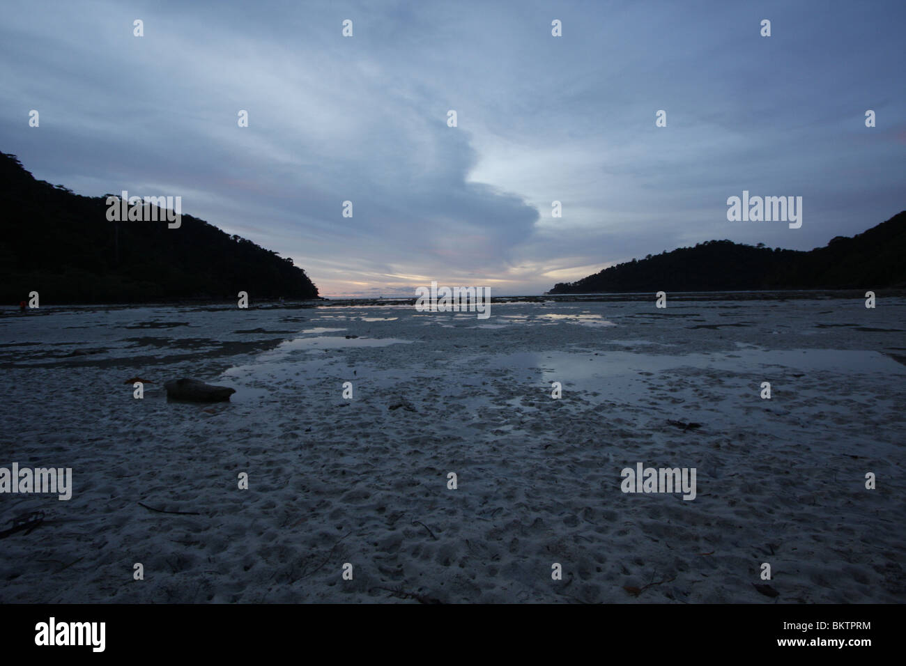 Abendlicht am Mae Nam Beach in Ko Suin, marine National Park, Thailand Stockfoto