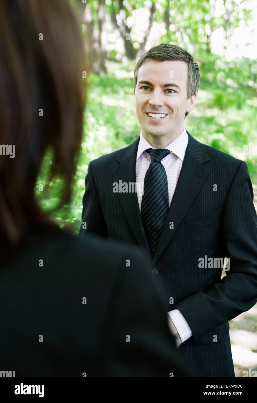 Mann im Anzug Stockfoto