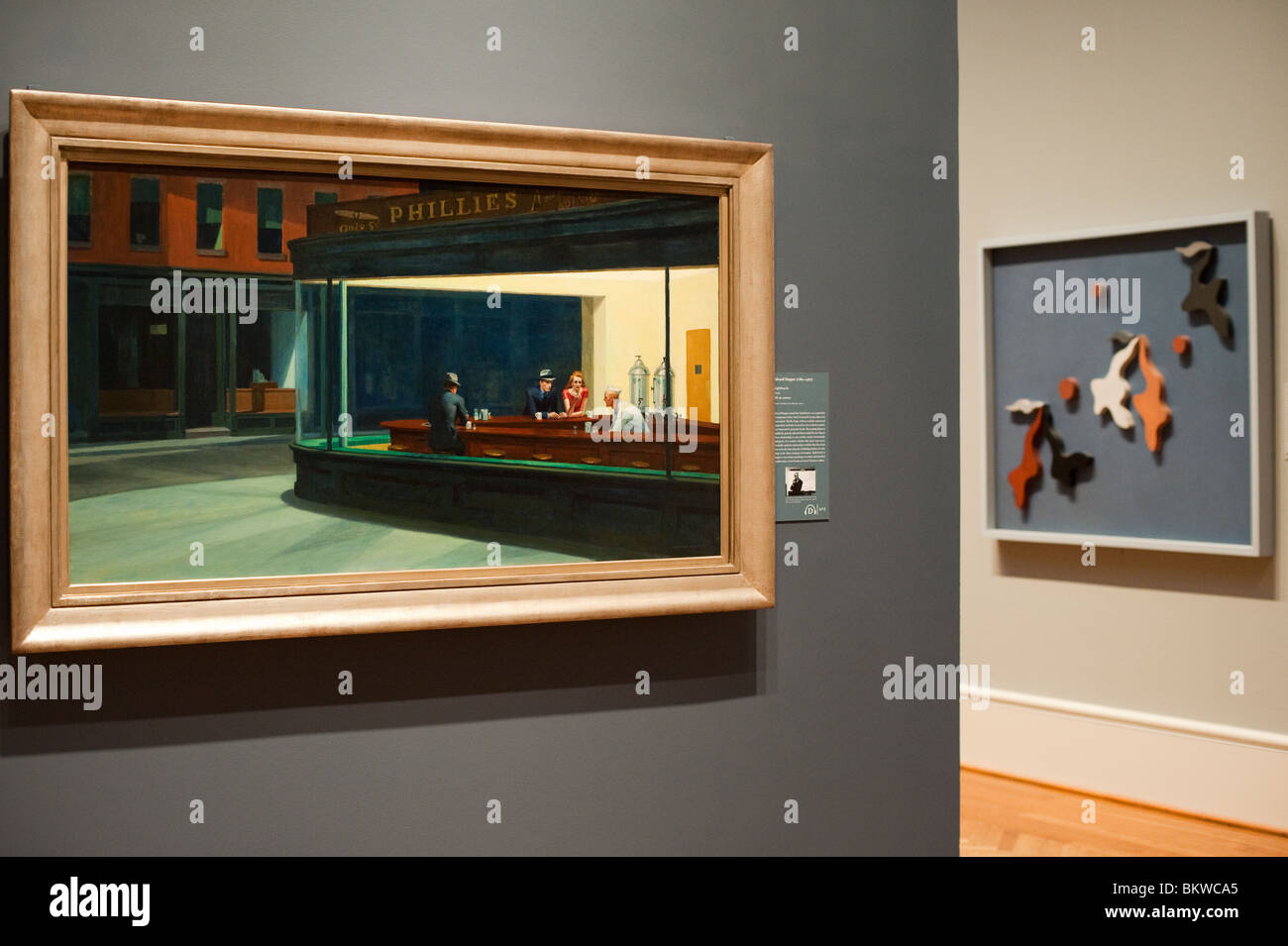 Art Institute of Chicago Nighthawks, Edward Hopper Stockfotografie