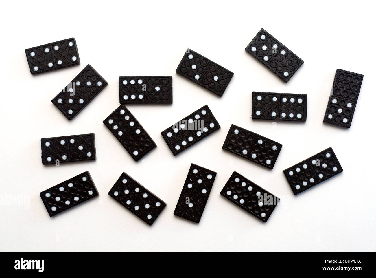 Domino-Fliesen. (© Richard B. Levine) Stockfoto