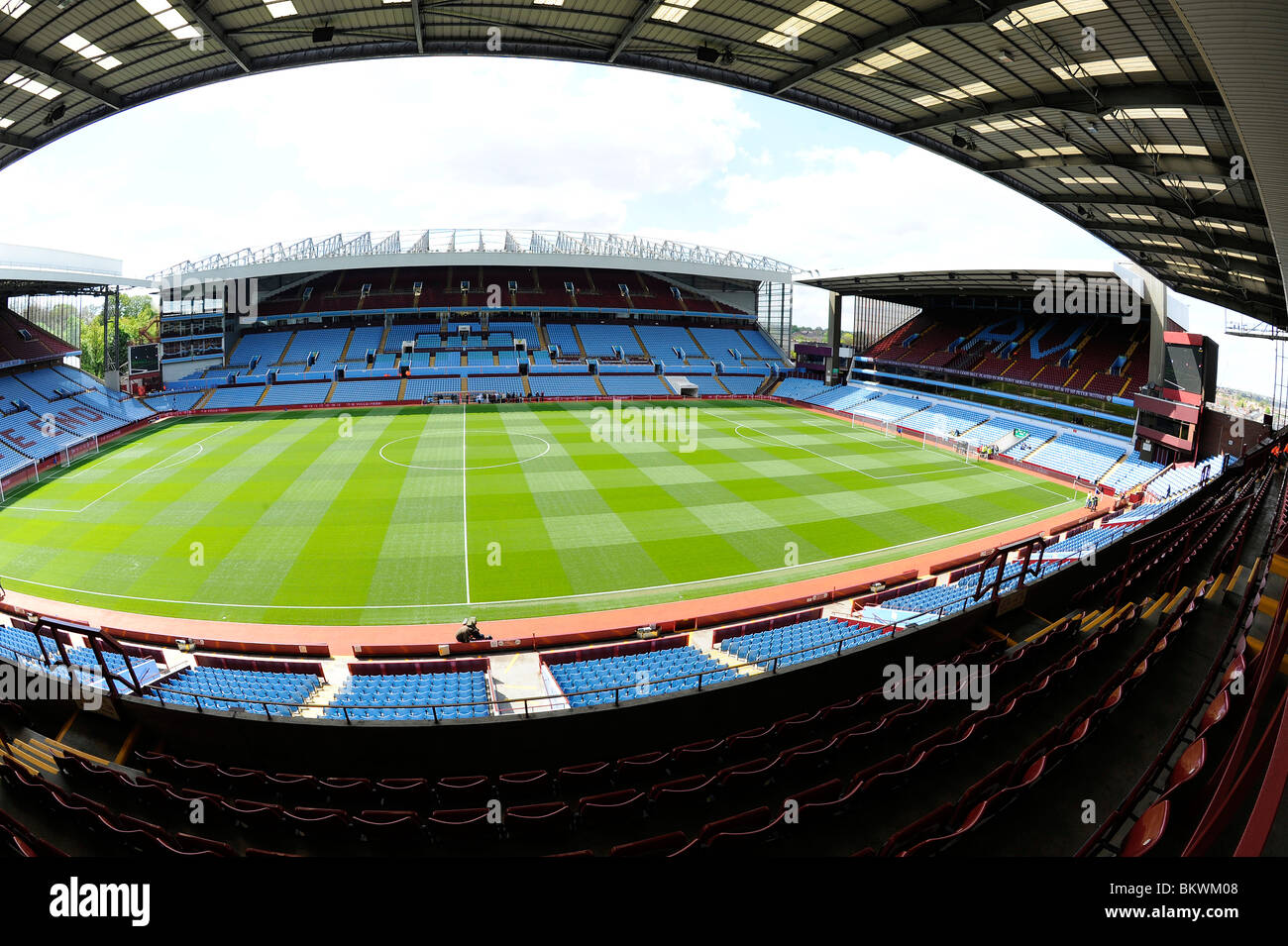 Blick Ins Innere Der Villa Park Stadion Birmingham Haus Von Aston Villa Football Club Stockfotografie Alamy