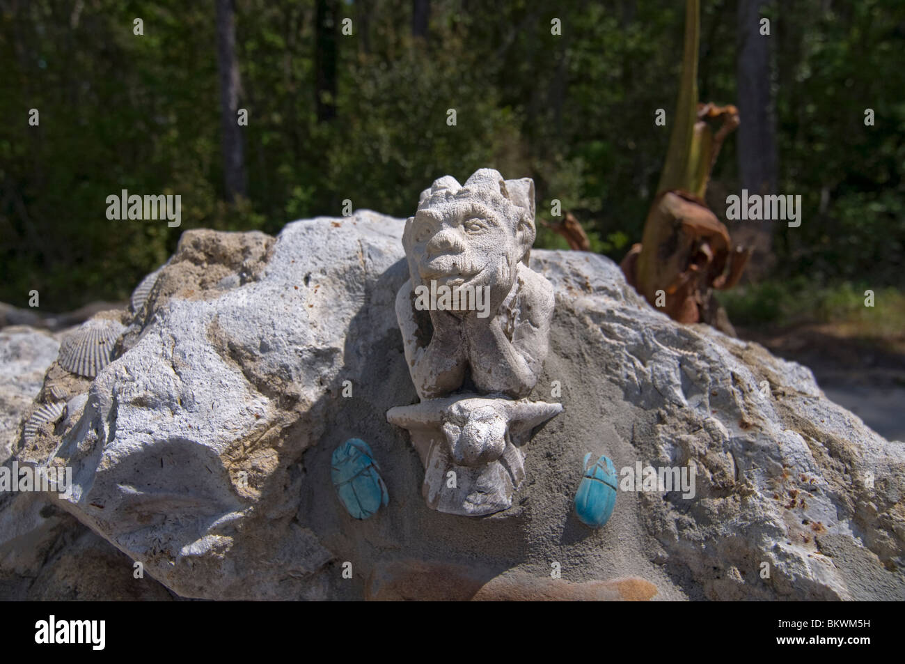 Kanapaha Gardens Spring Festival Gainesville Florida Schatz Wand im Kinder Garten Stockfoto