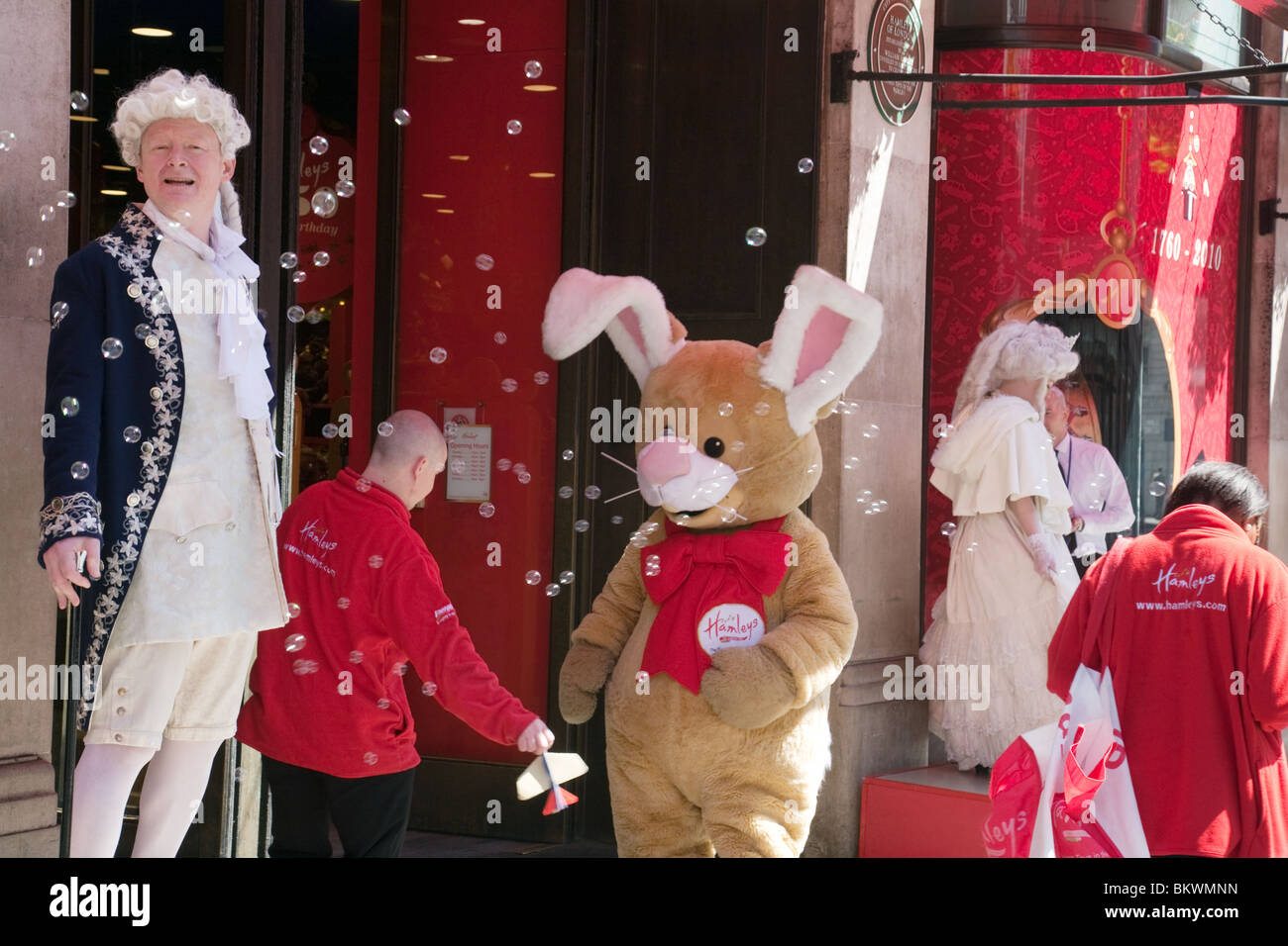 250. Geburtstag von Hamleys erstmals, Regent Street, London UK Stockfoto