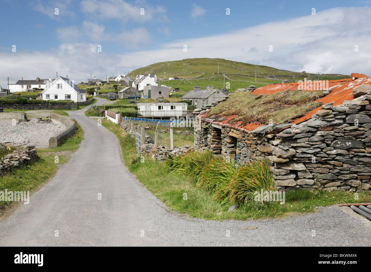 Bofin auf der Insel Inishbofin, Connemara, Irland Stockfoto