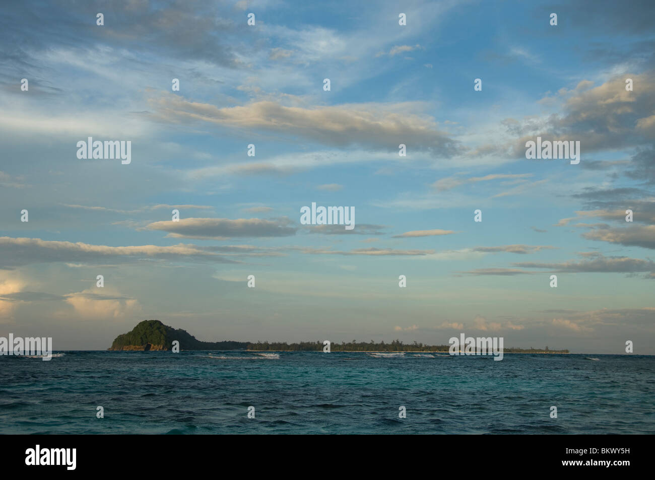 Mantanani Besar Insel, Mantanani, Südchina Meer, Sabah, Ost-Malaysia. Stockfoto