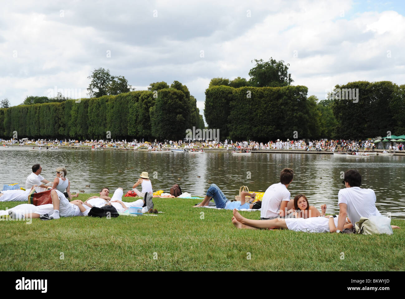 Nationalfeiertag ist der französische Nationalfeiertag am 14. Juli jedes Jahr gefeiert wird. In Frankreich nennt man La Fête Nationale Stockfoto