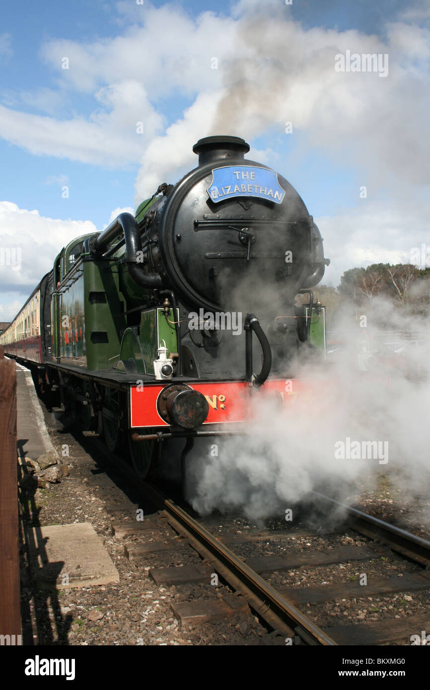 Dampfmaschine der Great Central Railway Quorn Stockfoto