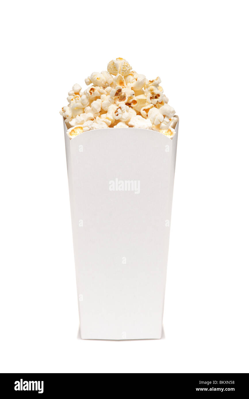 Popcorn in box Stockfoto