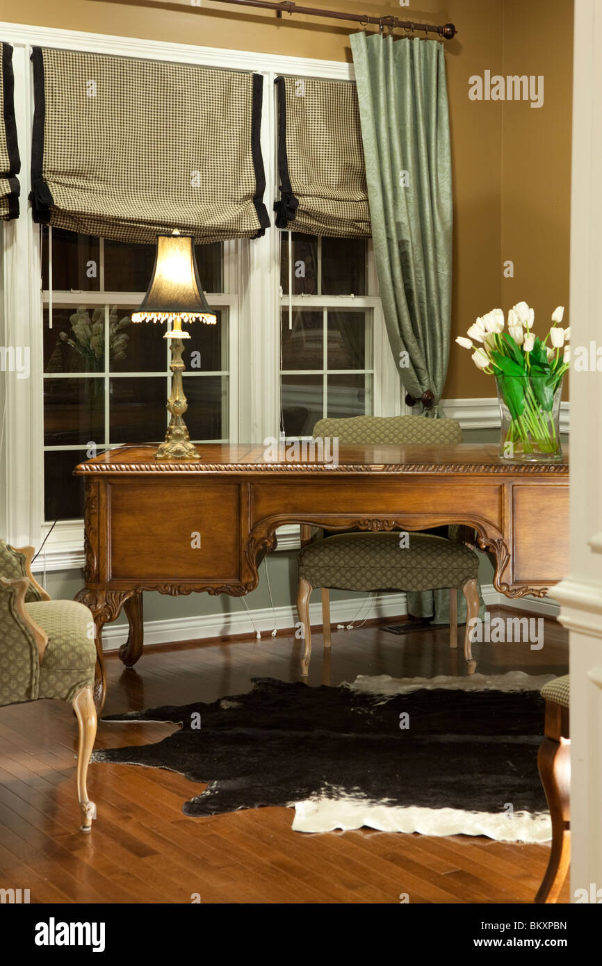 Büro Sessel elegante amerikanische Luxuxhaus Stockfoto