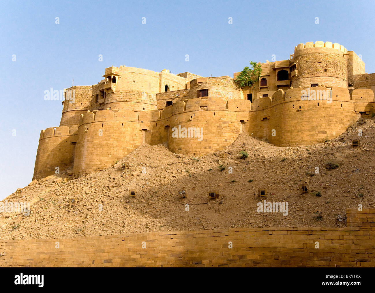 Mehrangarh Fort Jodhpur Rajasthan Indien Stockfoto