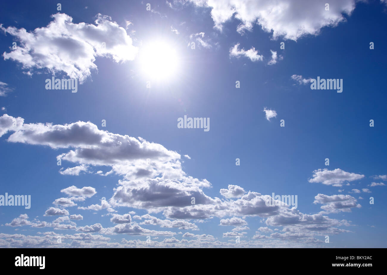 Cumulus-Wolken Stockfoto