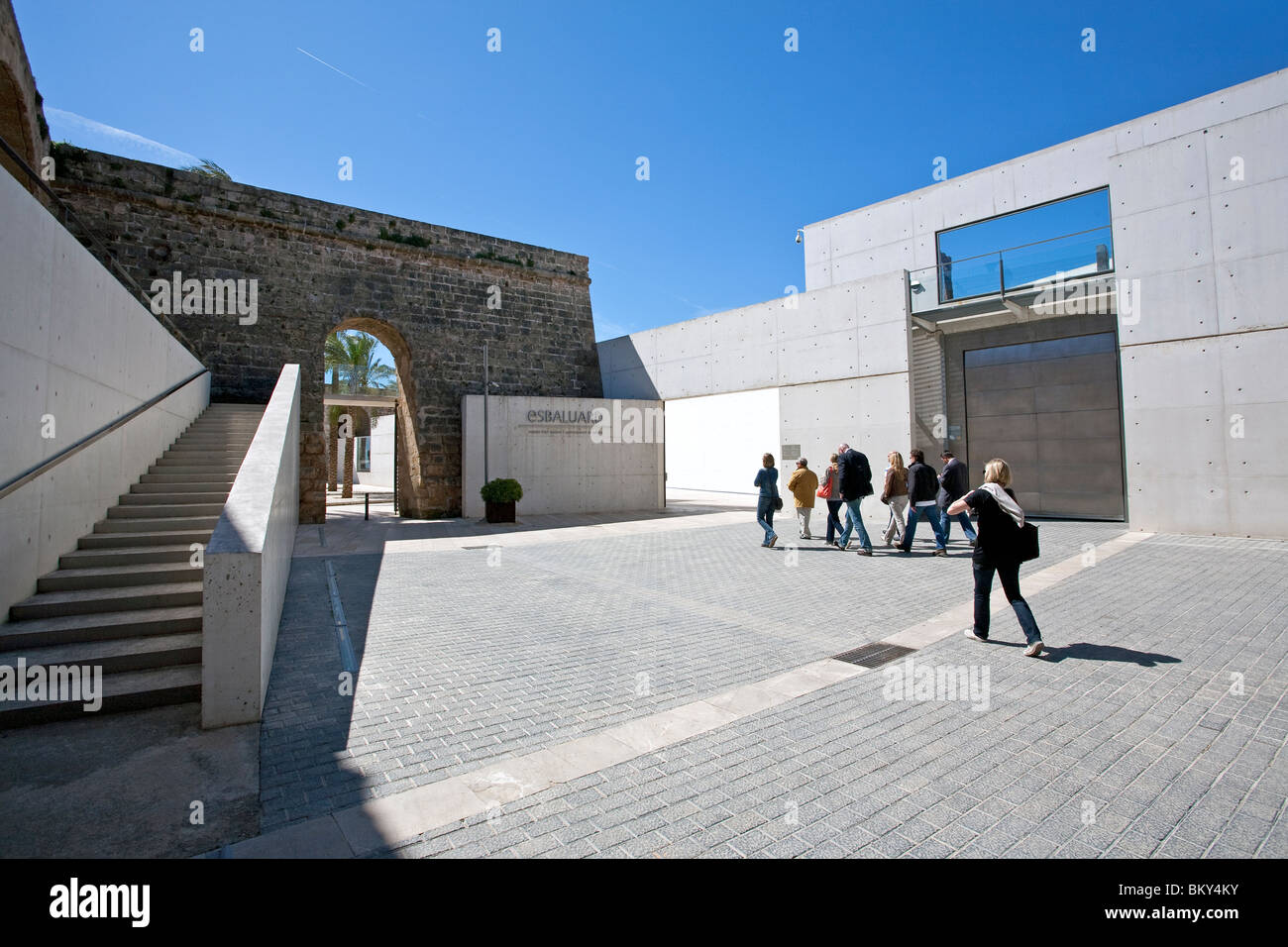 Es Baluard Museum für moderne und zeitgenössische Kunst. Palma De Mallorca. Spanien Stockfoto