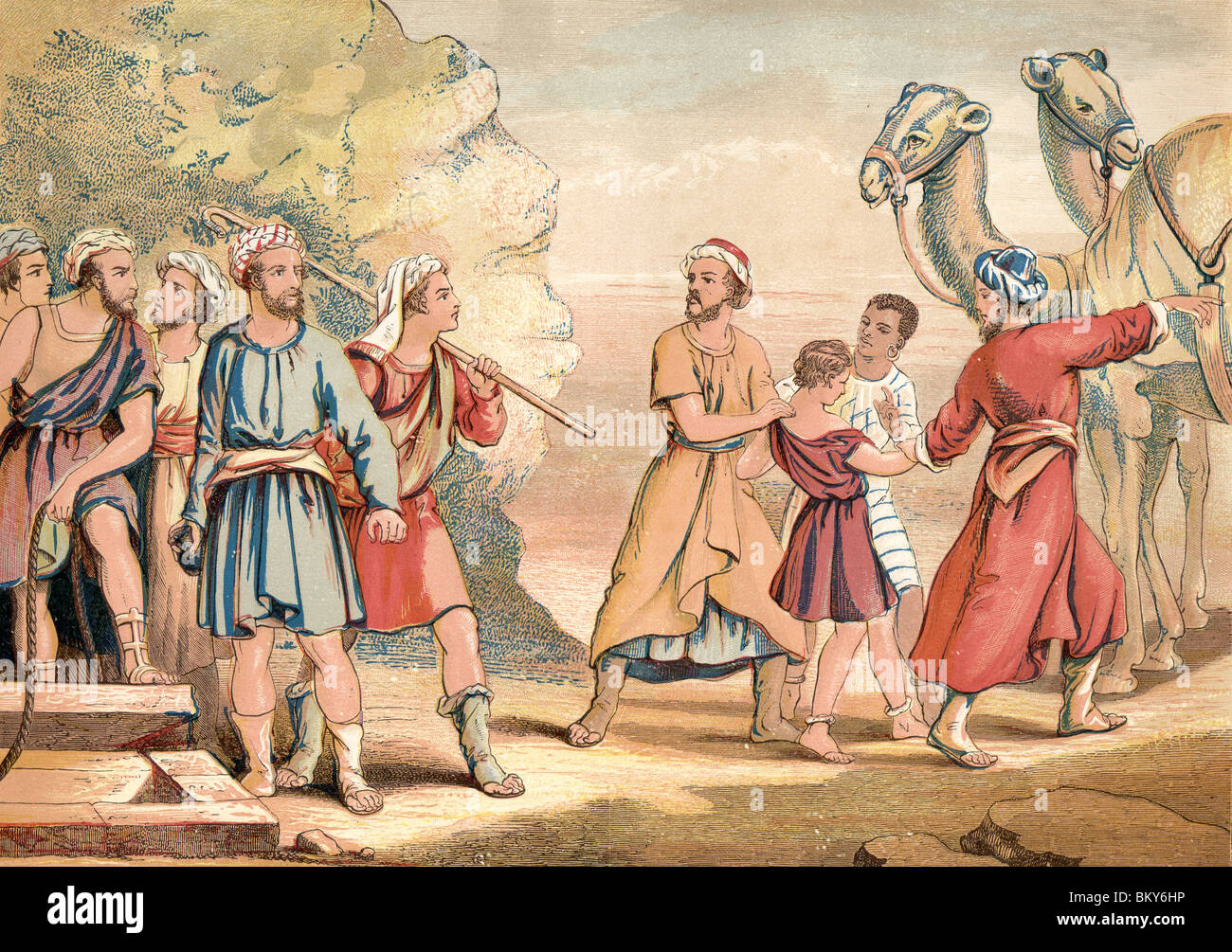 Joseph in Ägypten verkauft Stockfotografie Alamy