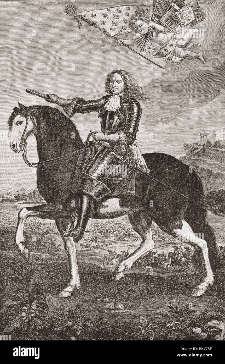 Henri De La Tour d ' Auvergne, Vicomte de Turenne, 1611, 1675. Marschall-General von Frankreich. Stockfoto