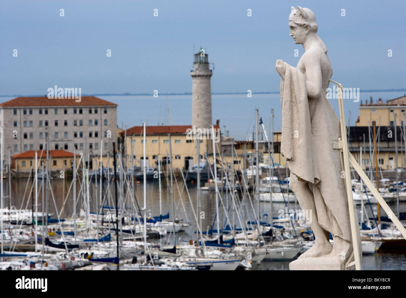 Marina in Triest, Friaul-Julisch Venetien, Oberitalien, Italien Stockfoto