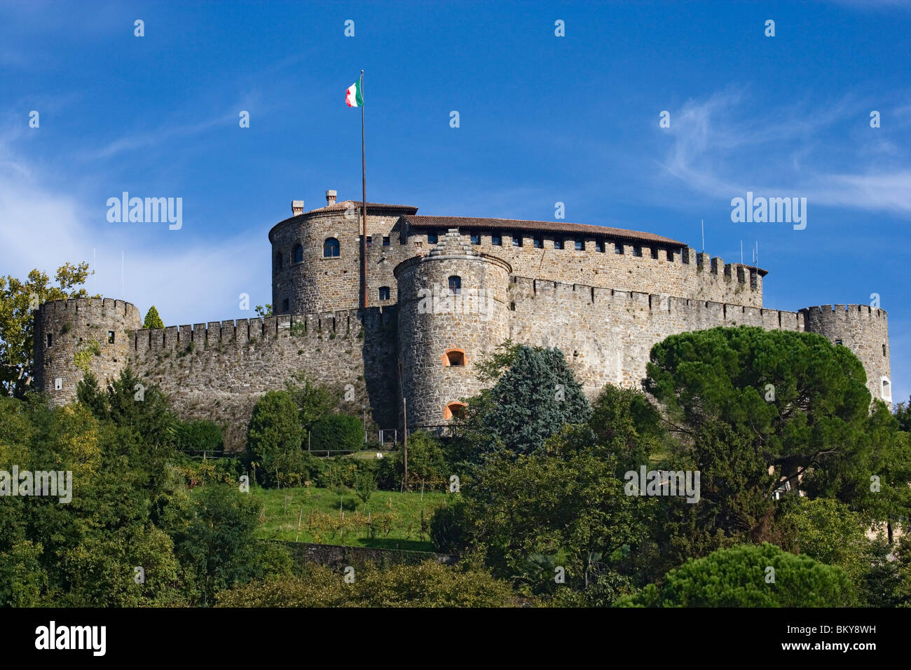 Burg in Gorizia, Friaul-Julisch Venetien, Italien Stockfoto