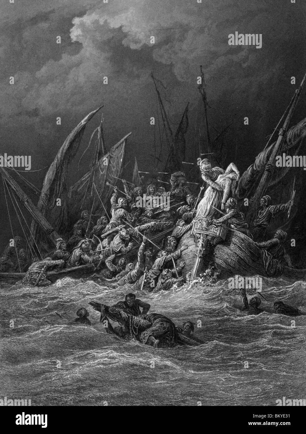Gustave Dore Battle Stockfotos und bilder Kaufen Alamy