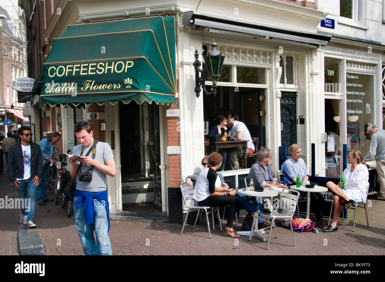 Amsterdam Niederlande Coffee Shop gemeinsame Haschisch Gras Canabis Marihuana Schmiere Marihuana Drogen Cannabis coffeeshop Stockfoto