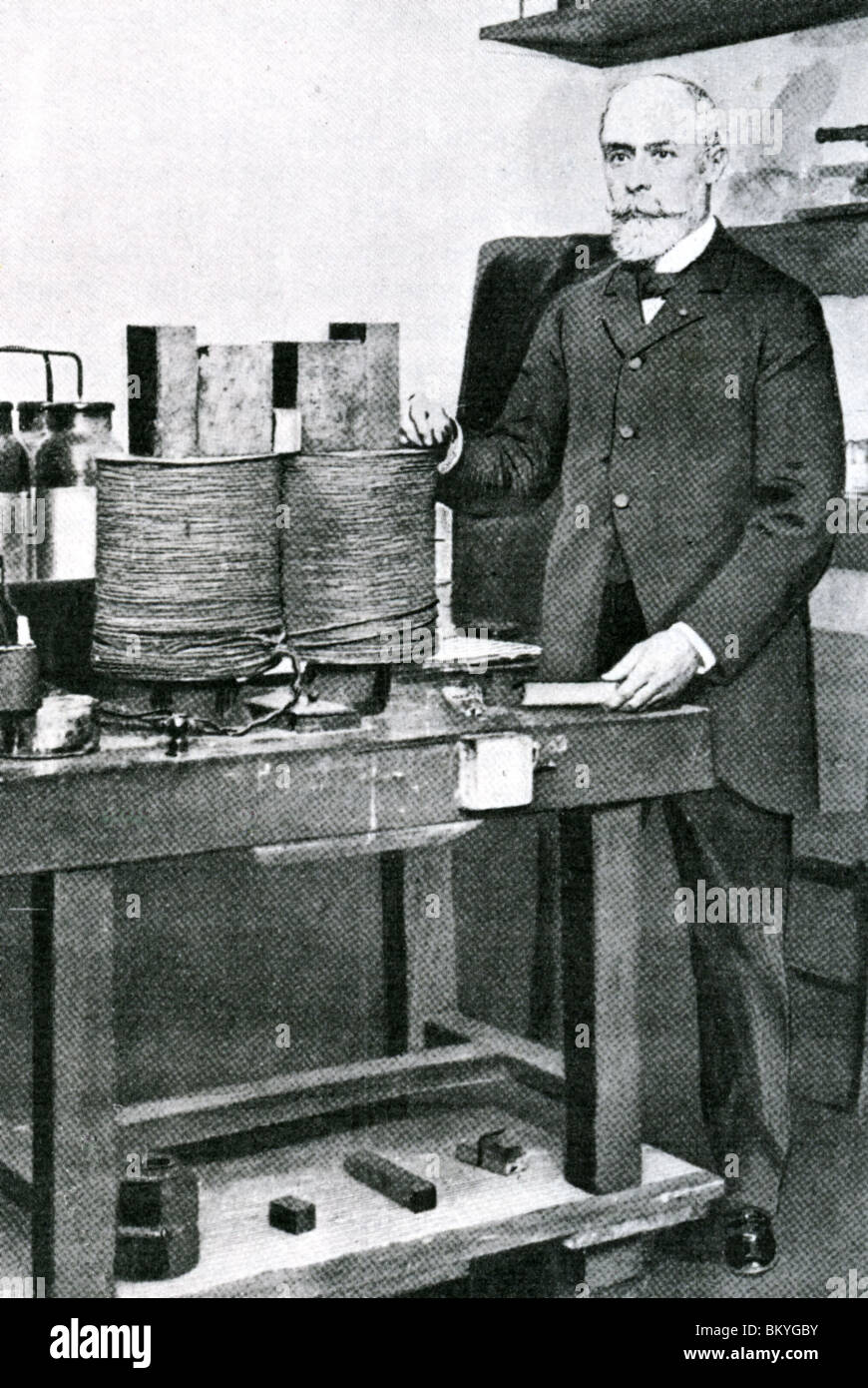 HENRI BECQUEREL - französischer Physiker, Entdecker der Radioaktivität (1852-1908) Stockfoto