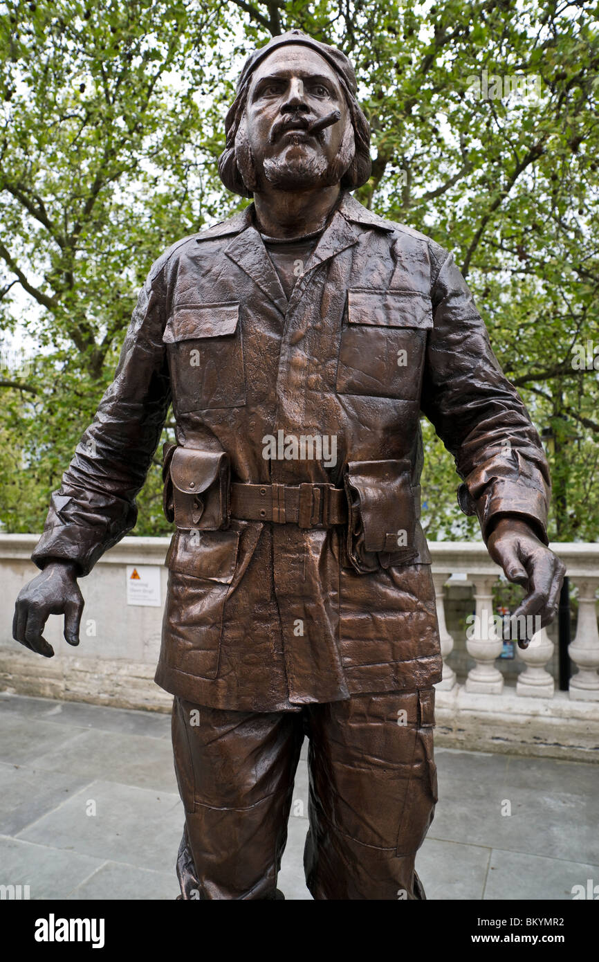 Christian Jankowski Skulptur außerhalb Somerset House Stockfoto