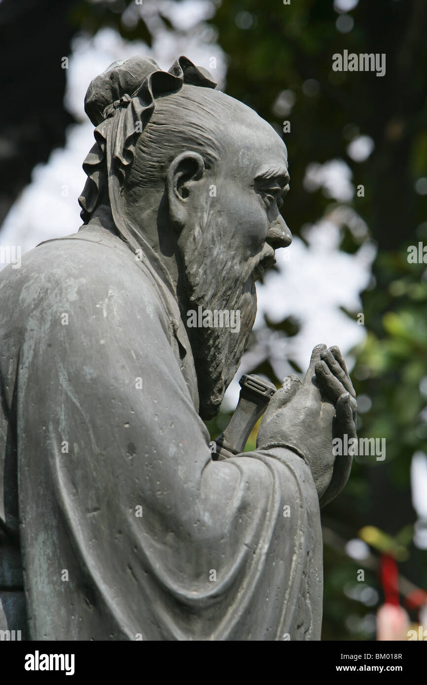 Konfuzius-Tempel, Wen Miao, Reihe von Höfen, Confuzius, Konfuzius, Altstadt Stockfoto