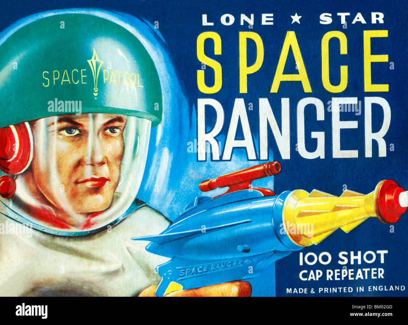 Lone Star Space Ranger 100 Schuß Cap Repeater Stockfoto