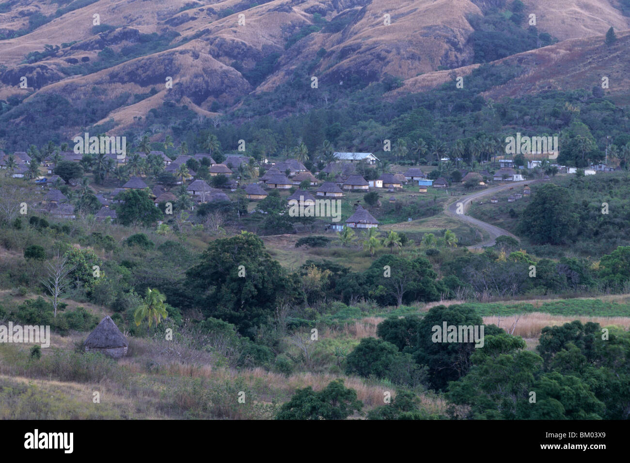 Navala Dorf im Nausori-Hochland, Viti Levu, Fidschi Stockfoto