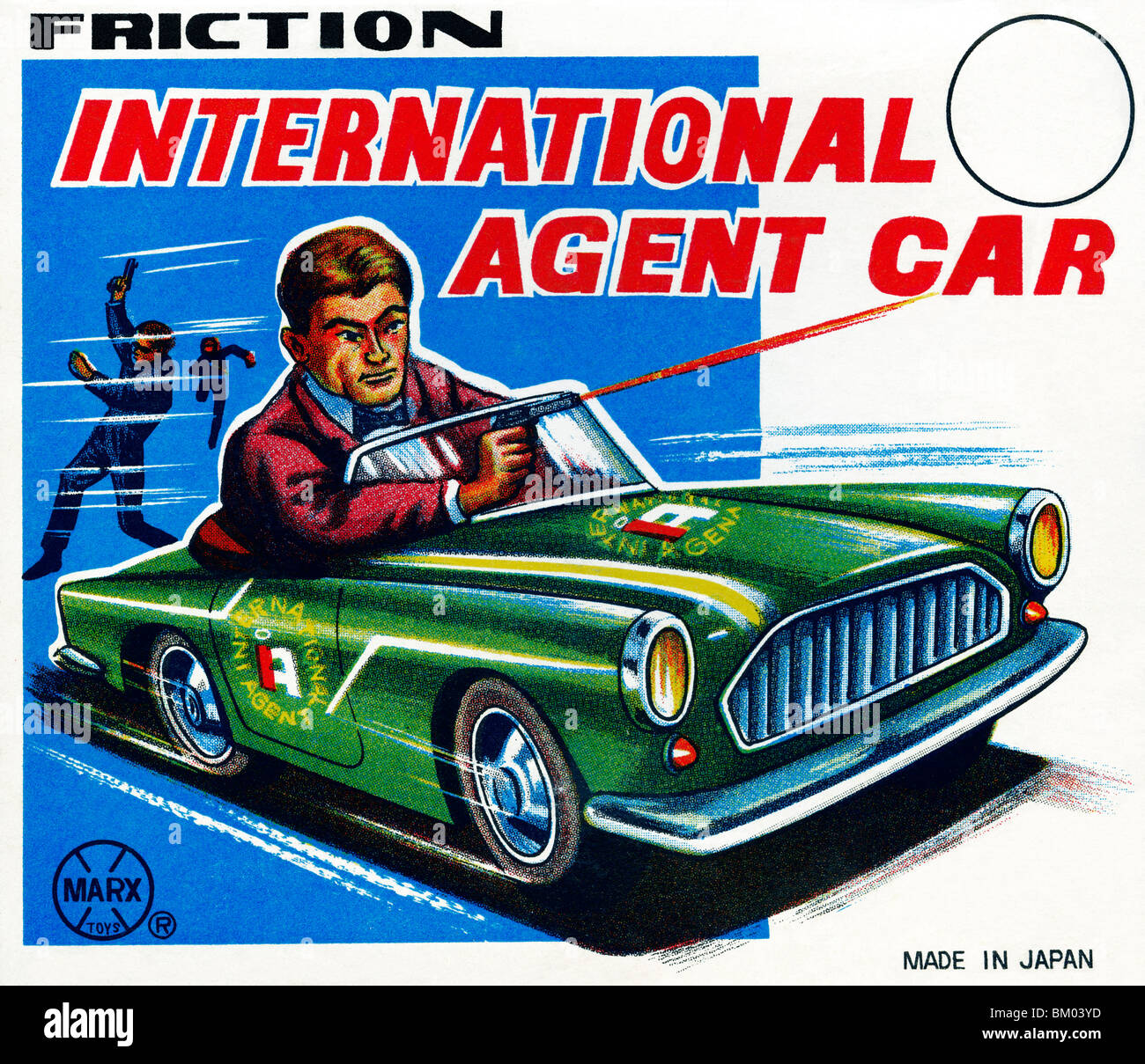 Internationale Agent Auto Stockfoto