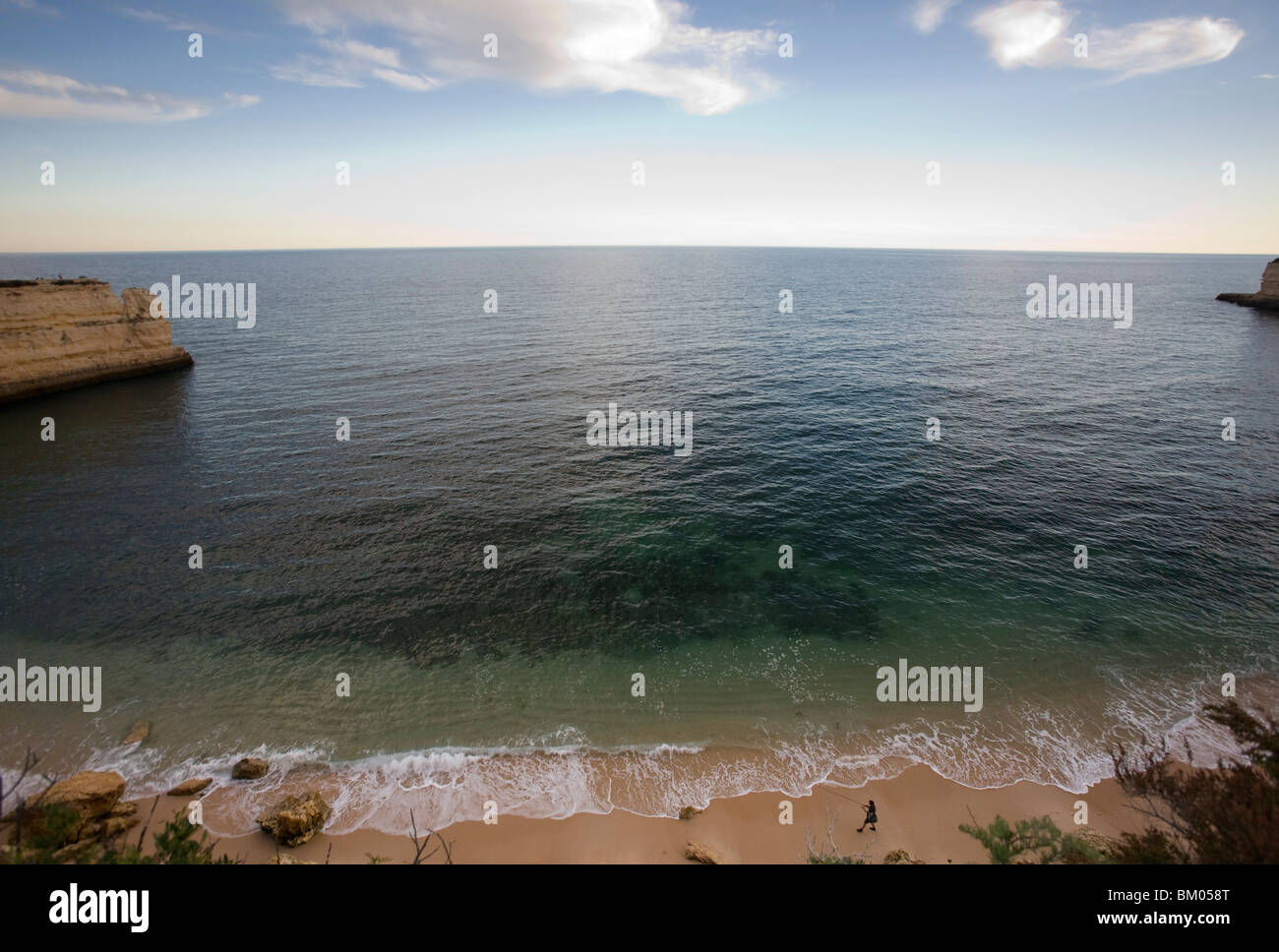 Das Nossa Senhora da Rocha Strand, Stadt der Veranden, Gemeinde Lagoa, Bezirk Faro, Region der Algarve, Portugal Stockfoto