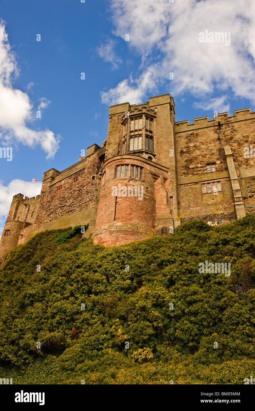 Bamburgh Castle, Bamburgh, Northumberland, England Stockfoto