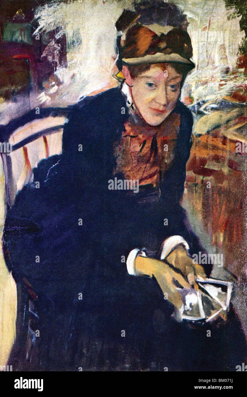 Portrait von Fräulein Cassatt Stockfoto