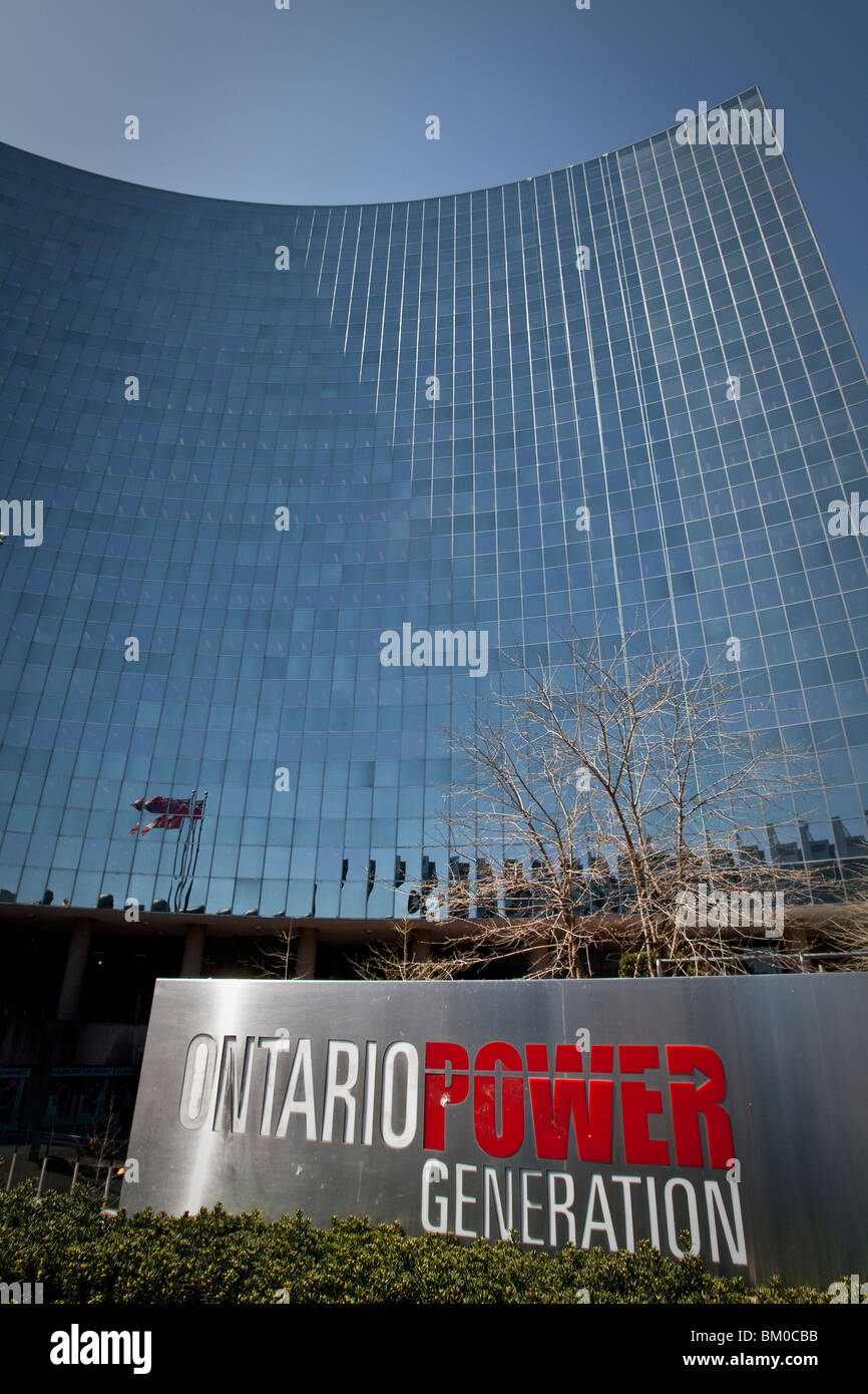 Ontario Power Generation Hauptsitz ist in Toronto gesehen. Stockfoto