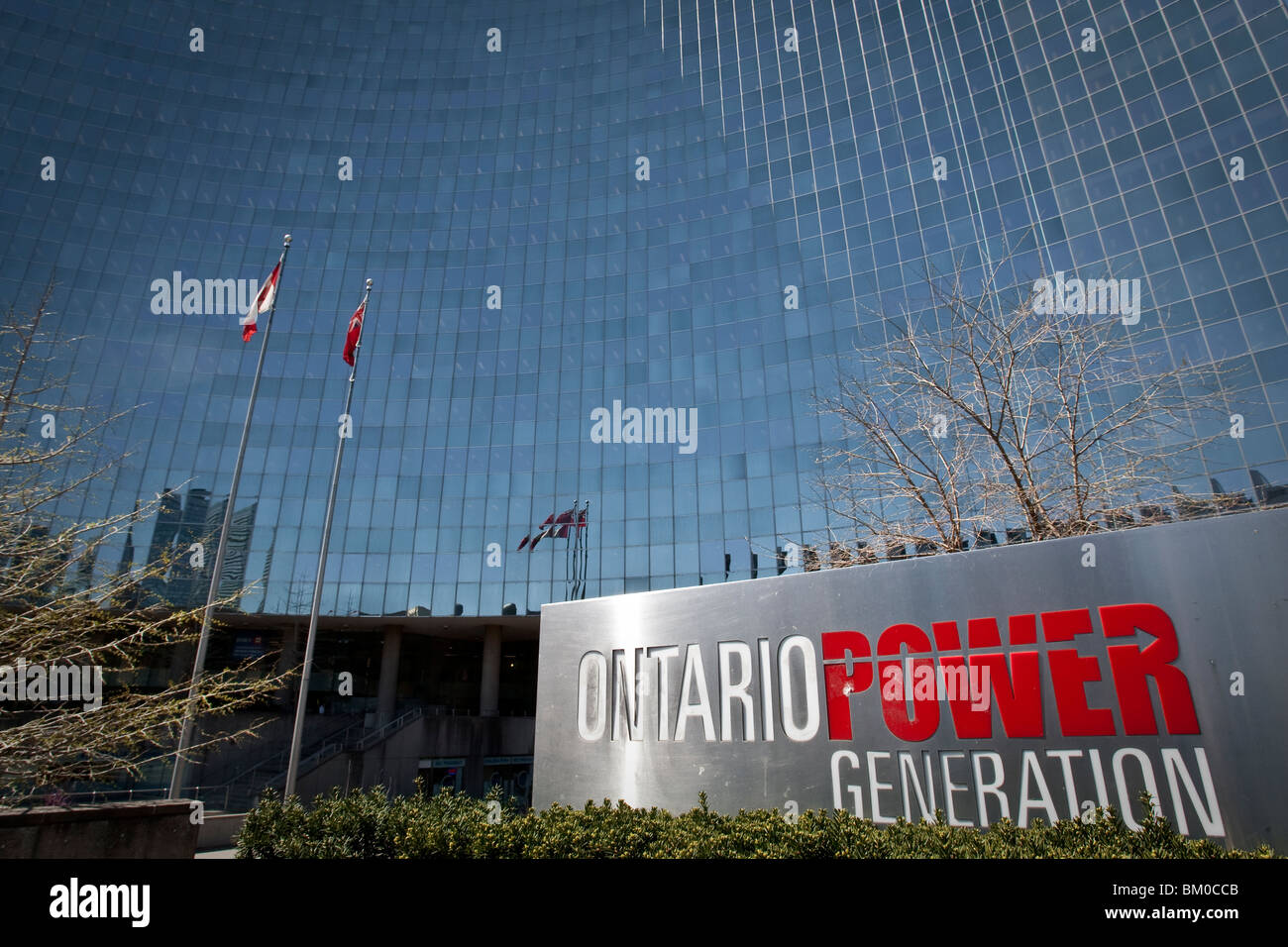 Ontario Power Generation Hauptsitz ist in Toronto gesehen. Stockfoto