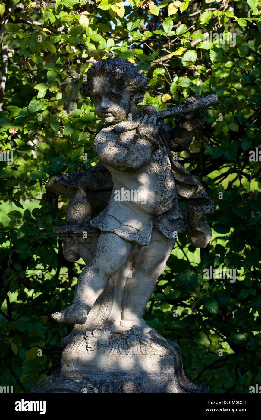 Skulptur Im Rokoko Garten Veitshochheim Schloss In Der Nahe Von