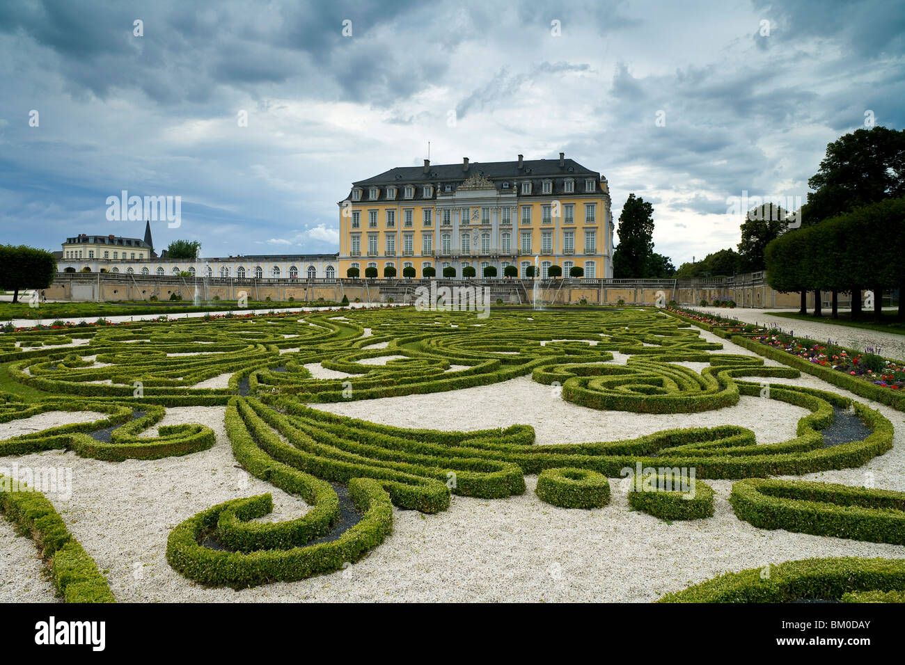 Augustusburg Schloss Brühl, Nordrhein Westfalen, Deutschland, Europa, UNESCO Weltkulturerbe Stockfoto