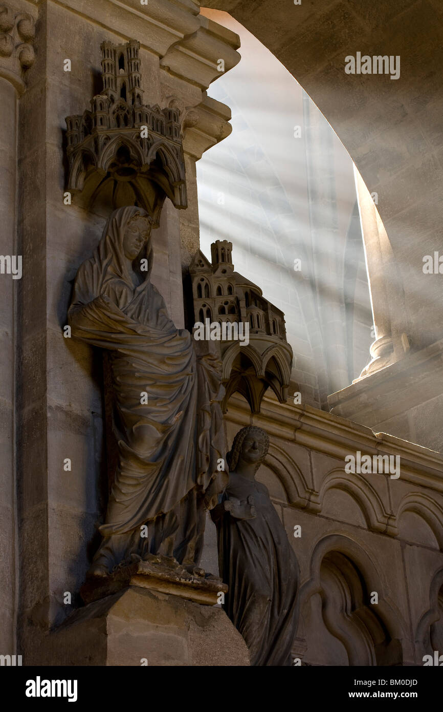 Franken Sie Bamberger Dom St. Peter und St. Georg, Bamberg, Bayern, Deutschland, Europa Stockfoto