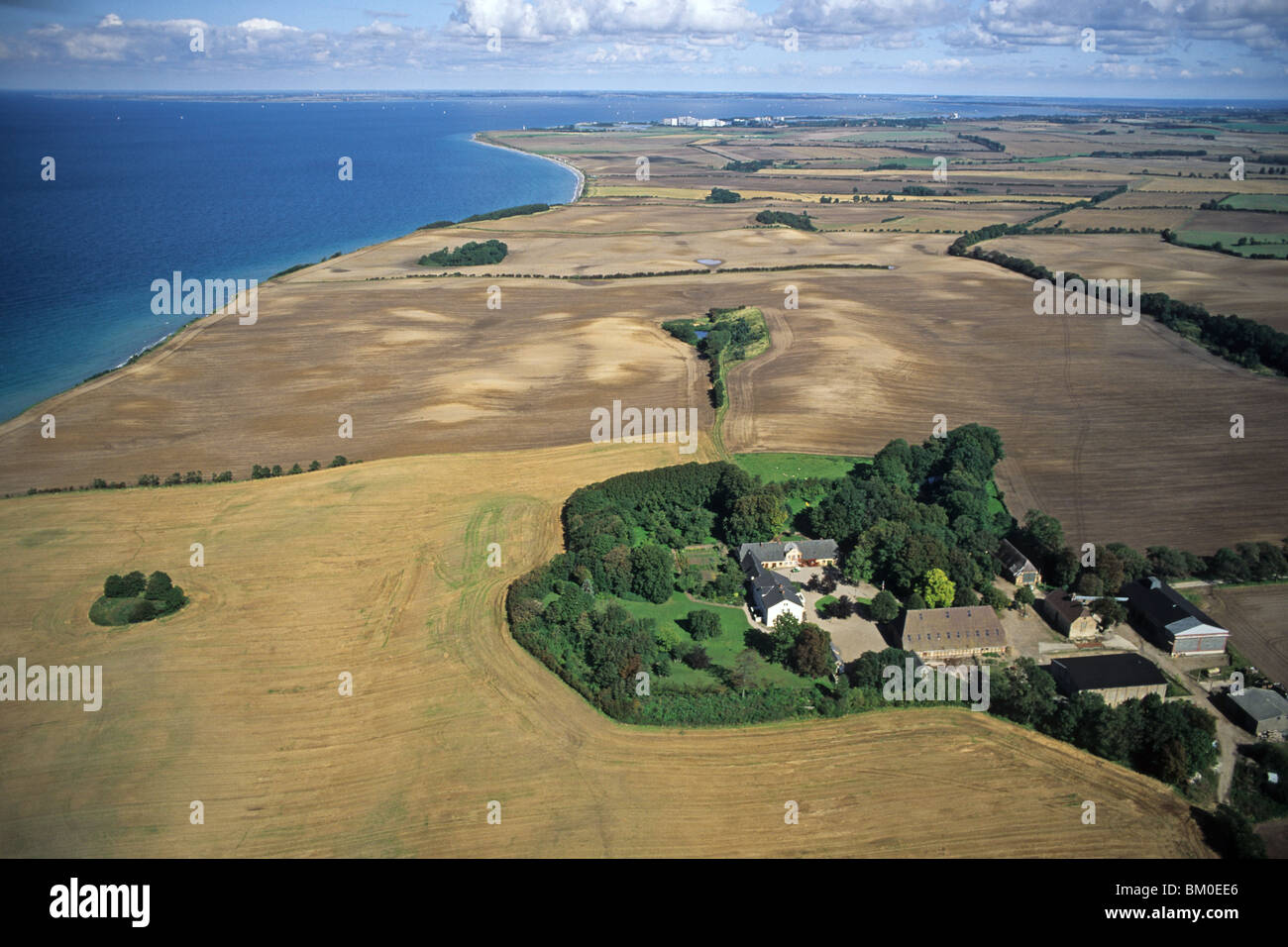 Luftaufnahme, Herrenhaus, Herrenhaus, Kieler Bucht, Landwirtschaft