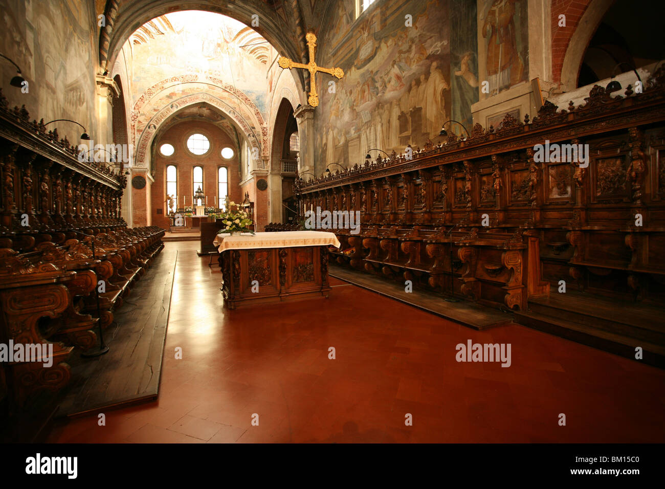 Abbazia di Chiaravalle Abtei Chiaravalle Milanese, Lombardei, Italien, Europa Stockfoto